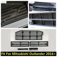 front grille insect insert screening mesh net protection cover kit trim accessories exterior for mitsubishi outlander 2016 2020