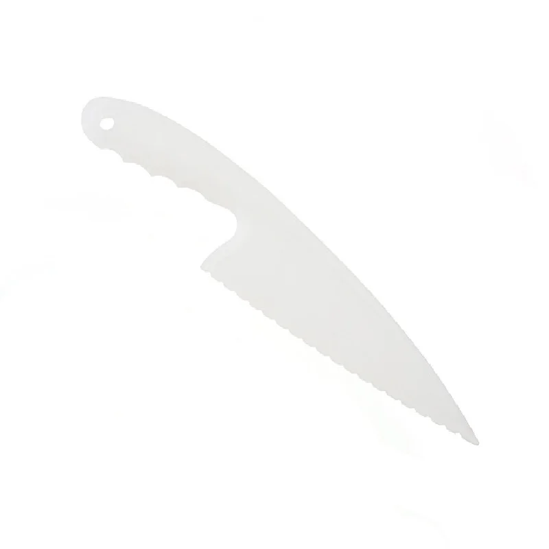 1 шт. пищевой PP нож для резки теста пиццы пластиковый торта хлеба с зубцами
