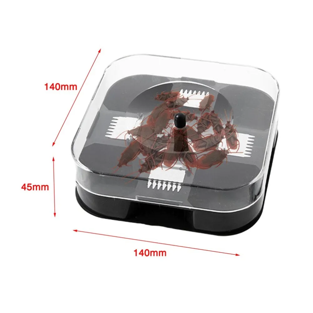 

Safe Non-Toxic Cockroach Traps Box Small Size Effective Home Kitchen Restaurant Cockroach Killer Trap Bug Catcher Tool