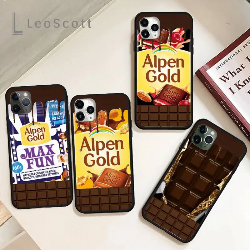 

Russian chocolate food Phone Case for iPhone 11 12 pro XS MAX 8 7 6 6S Plus X 5S SE 2020 XR Soft silicone