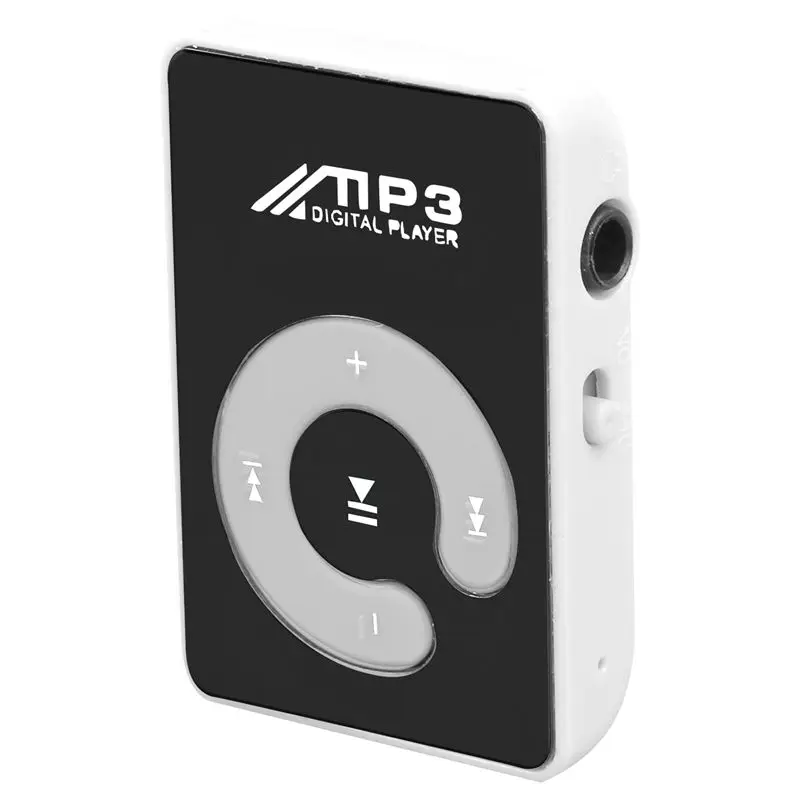 BESTMini Зеркало Клип USB цифровой Mp3 музыкальный плеер Поддержка 8 Гб SD TF карта