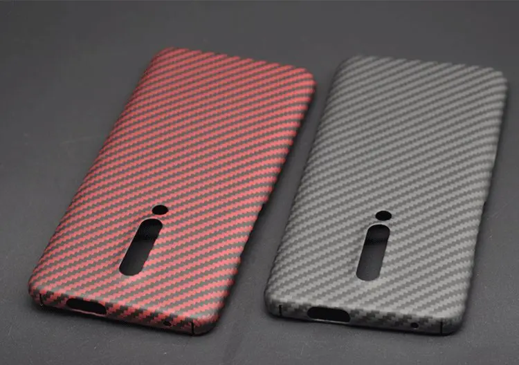Чехол из углеродного волокна для OnePlus 7 Pro 1 + Oneplus 6 ультратонкий ручной работы |