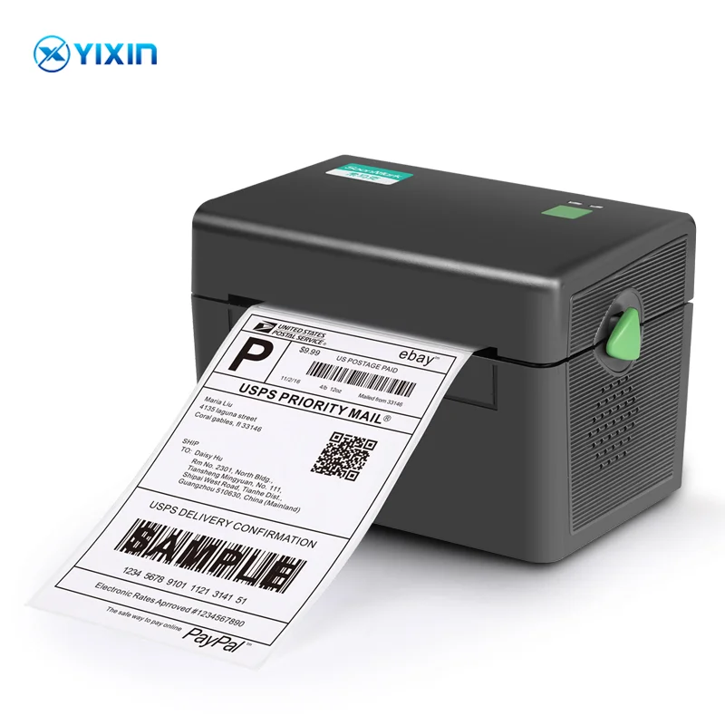 

4x6 Shipping Label Printer Industrial Barcode Receipt Printer With Bluetooth For Supermarket Desktop Or Express Waybill Printing