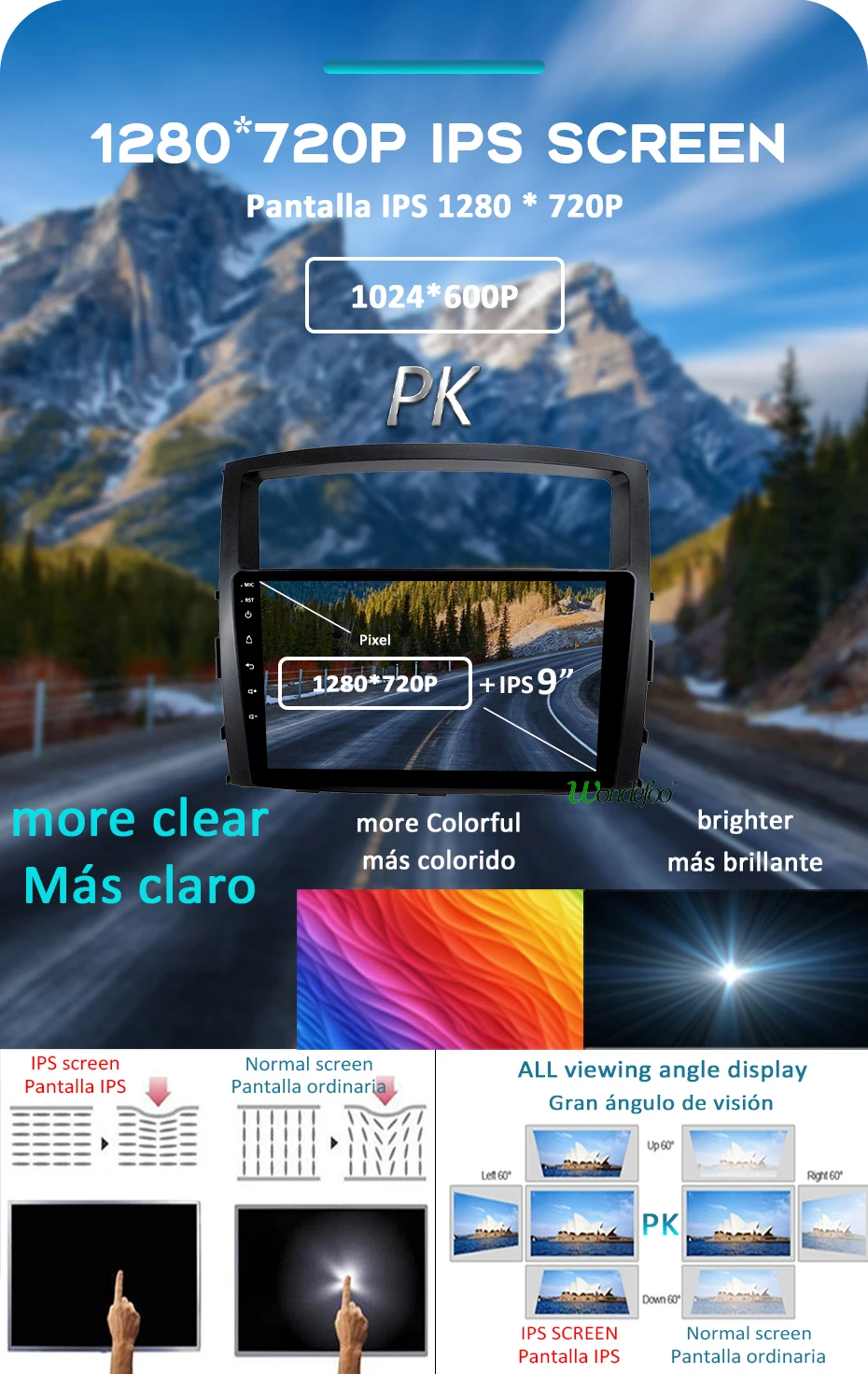 1280*720P Android 9,0 4G 64G Carplay Авто gps радио для MITSUBISHI PAJERO V97 V93 2006- мультимедиа DSP ips экран без DVD