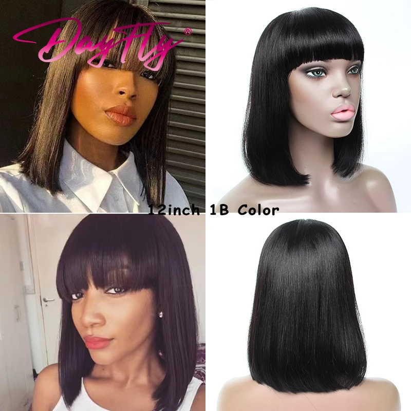 

Peruvian Hair Bob Wigs For Women Ombre Straight Bob Wig With Bangs T1b 30 27 99j Highlight Wigs Short Colored Wigs Machine Made