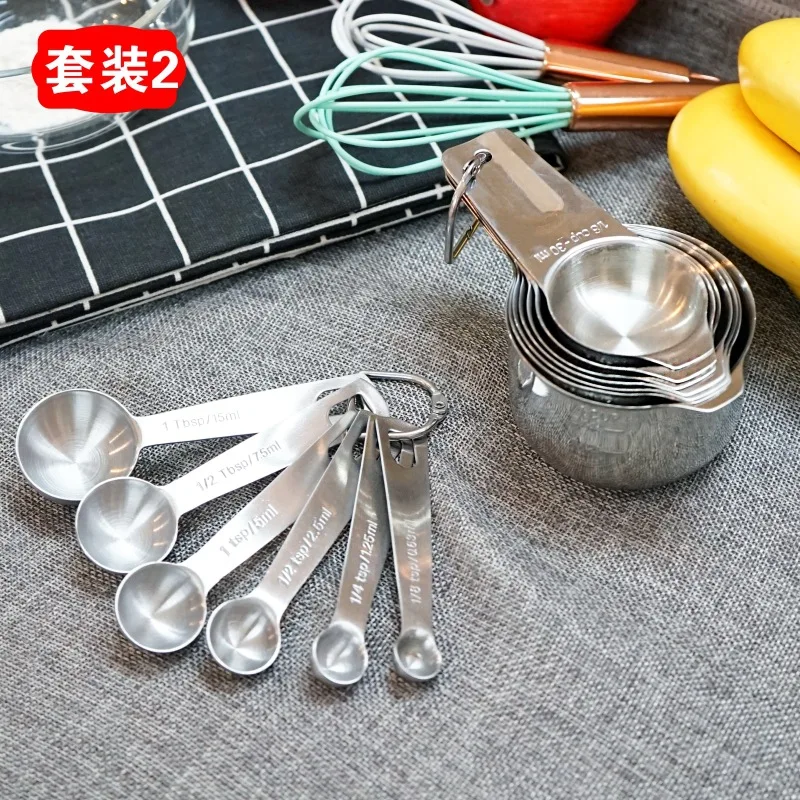 

Measuring Cup Amount Spoon Bakery Measuring Spoon Set Measuring Spoon Tea Shop Tool Measuring Measuring Cup Stainless Steel Meas