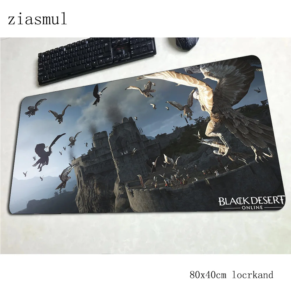 Черный пустыни коврики 800x400x3 мм HD печати коврик для игровой мыши большими клавишами, коврик для мыши с изображением Самый дешевый ноутбук для геймеров аксессуары padmouse коврик
