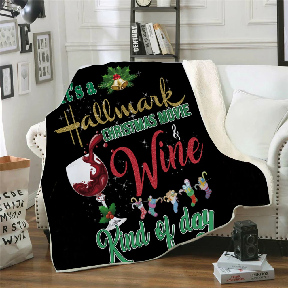 Прямая доставка пледы одеяло 3D печатных Рождество бархат плюшевое шерстяное для