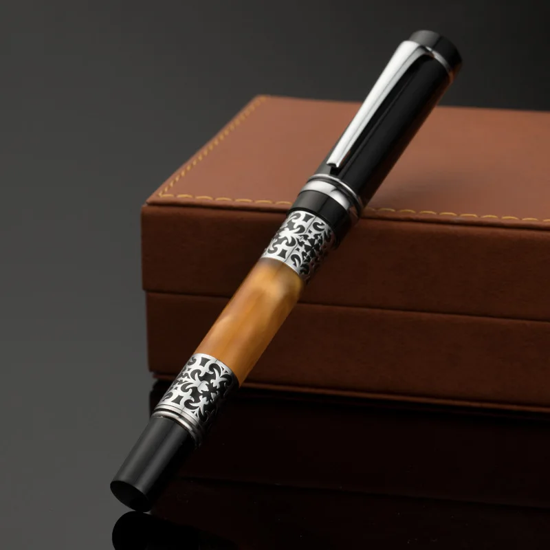 Роскошные металлические шариковые ручки с надписью для бизнеса письменные