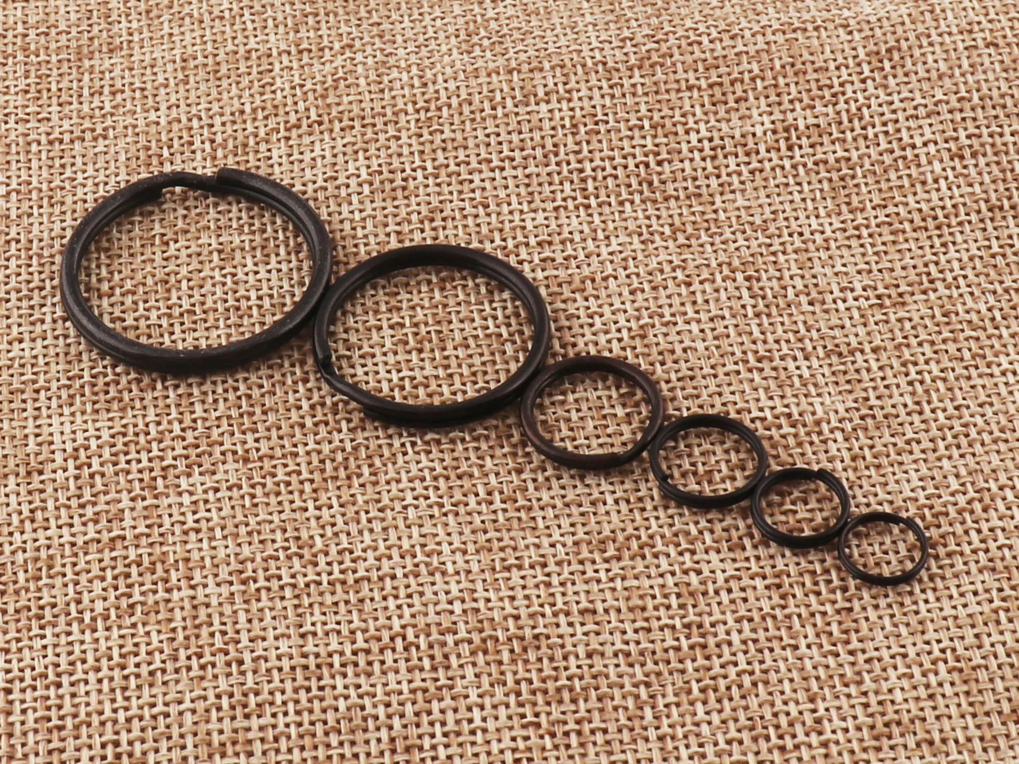 100 шт Черный Разделение Брелоки для ключей соединительные кольца кожаные брелки