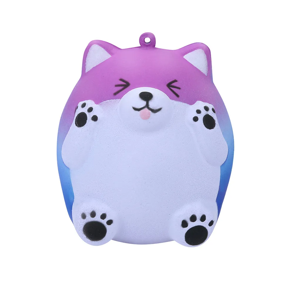 Сквош антистрессовая игрушка Galaxy Squeeze Squishy Cute Bear медленно поднимающийся крем