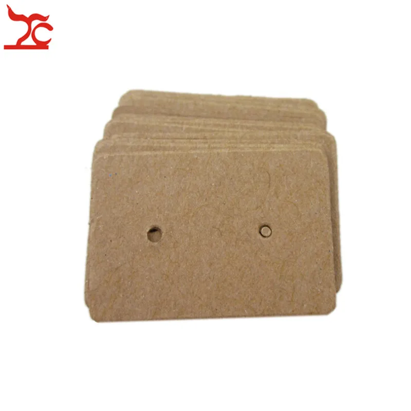 Оптовая продажа 100 шт. чистая крафт бумага Ушные Шпильки карта для сережек сделай