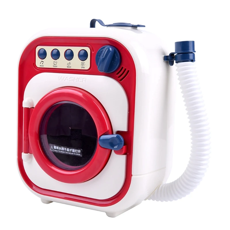 

Реалистичная игрушка для ролевых игр для детей и малышей, стиральная машина со стандартной игрушкой, имитация кукольного домика