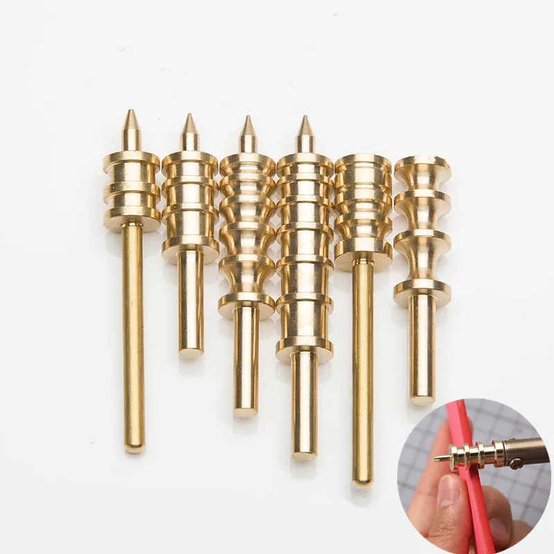 1 шт. кожевенное ремесло из чистой латуни кожаное уплотнение кромки Железный