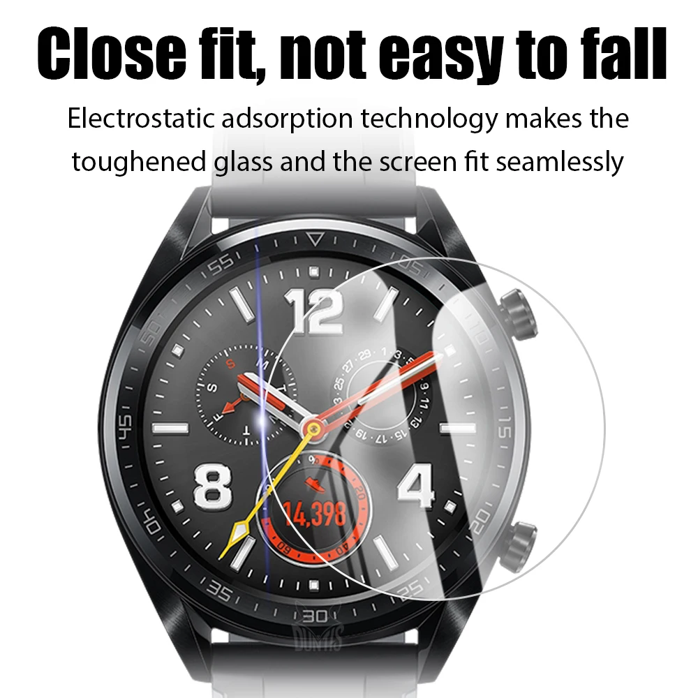 Для Huawei Watch GT / GT2 42 мм/GT2E закаленное стекло полное покрытие защита экрана