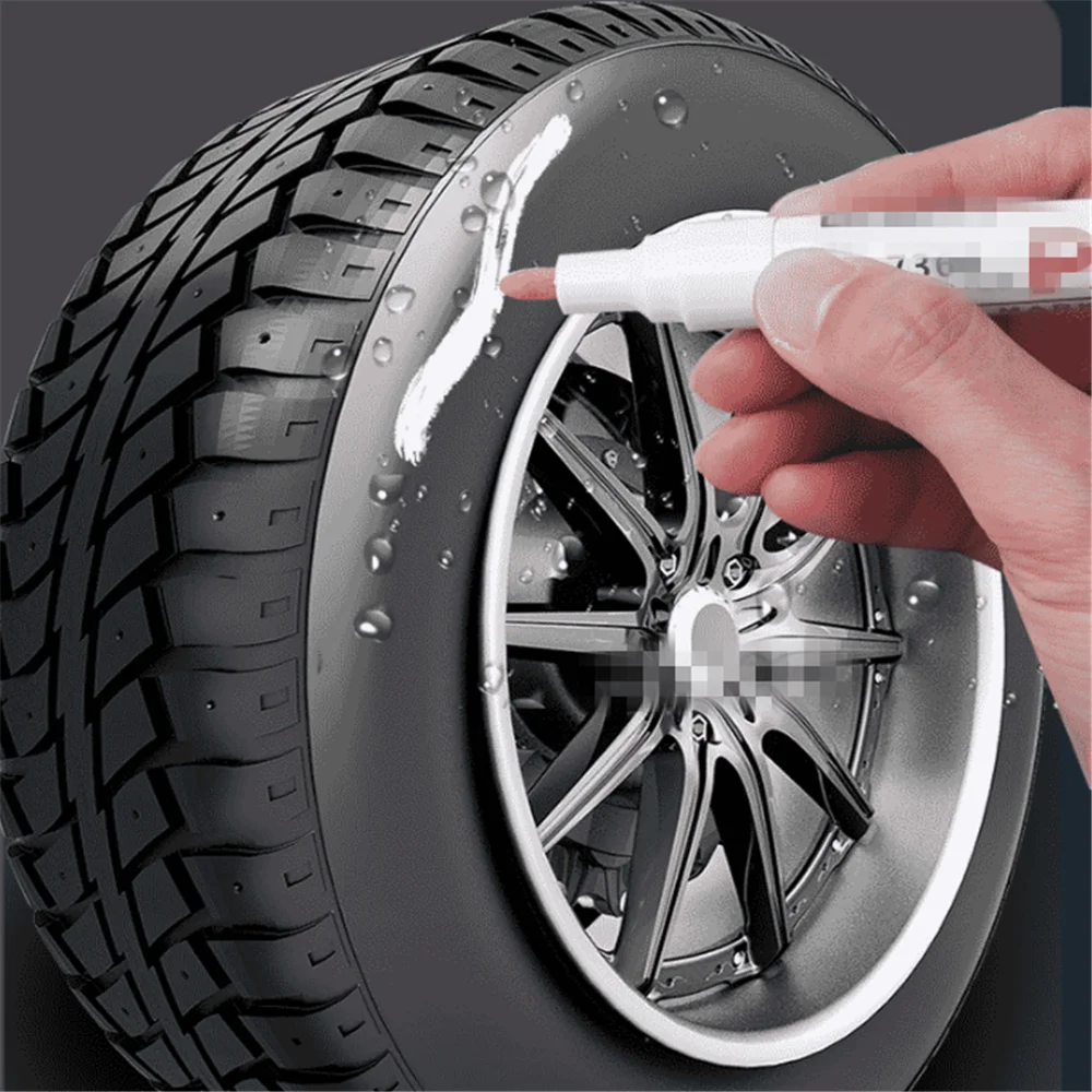 

Car Accessories tire paint pen for Opel Astra h g j Toyota corolla chr Skoda Octavia 2 3 A7 A5 Rapid