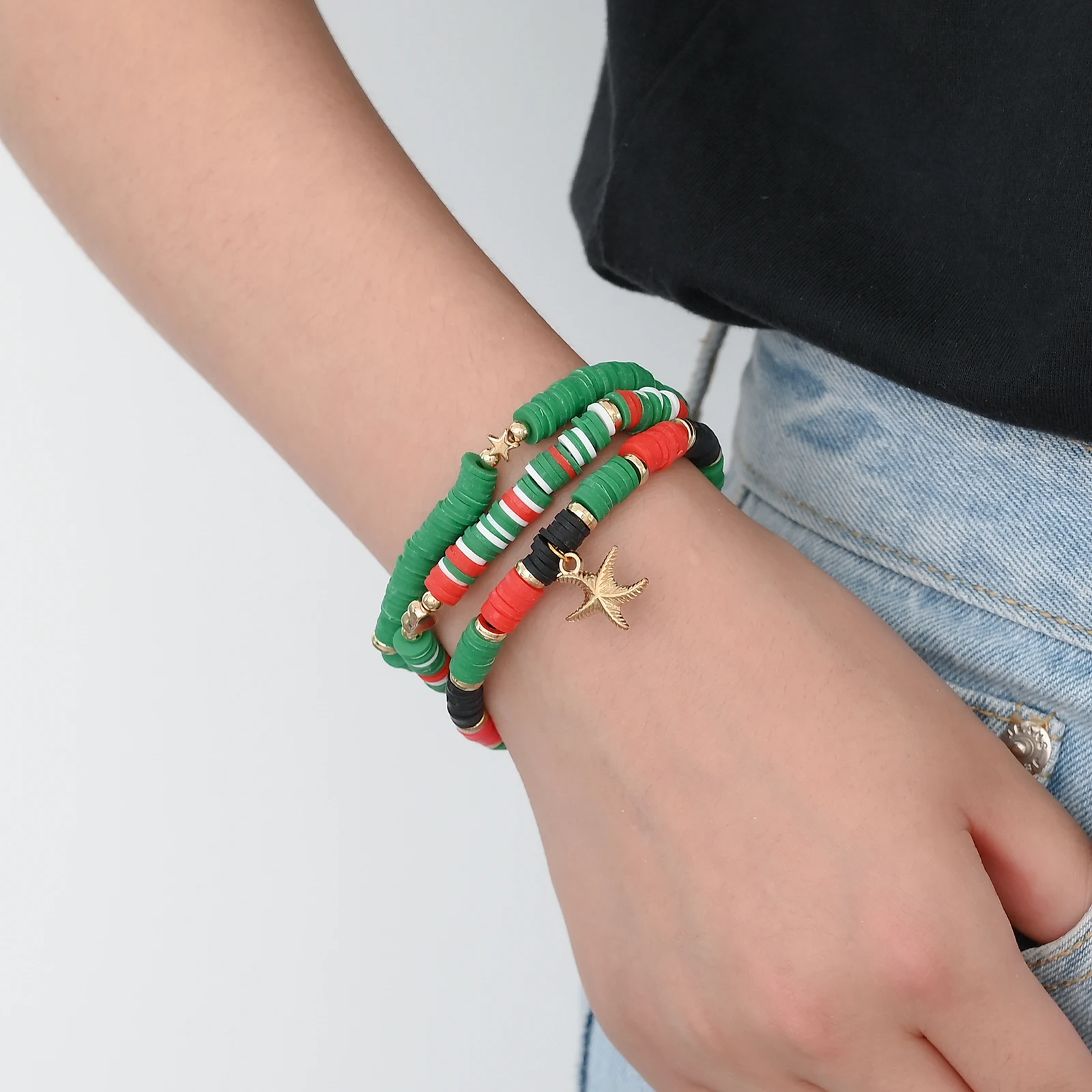 Винтажные подвески браслеты из ниток рождественская подвеска в виде зеленой