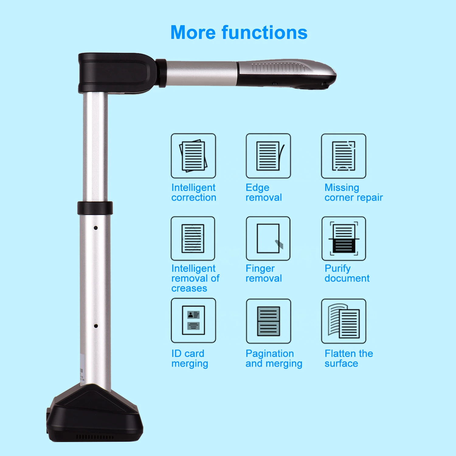 сканер для документов Aibecy Сканнер USB камера размер A3 16 мегапикселей