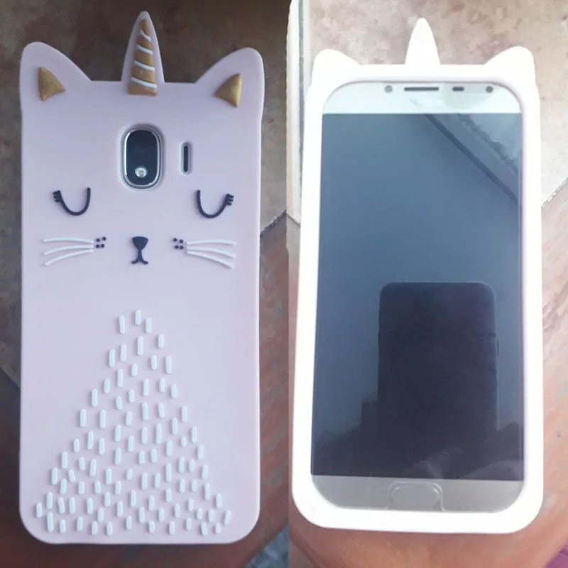 Силиконовый чехол для samsung Galaxy J4 J6 J8 чехол J600 J400F 3D мультфильм милый чехол s для samsung J6 J4 Plus чехол Coque Fundas