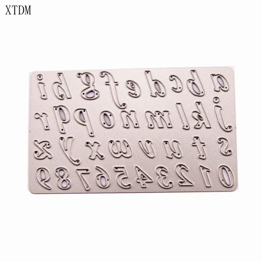 Пресс-формы нижние буквы чехол металлические изделия Бумажные высечки/DIY