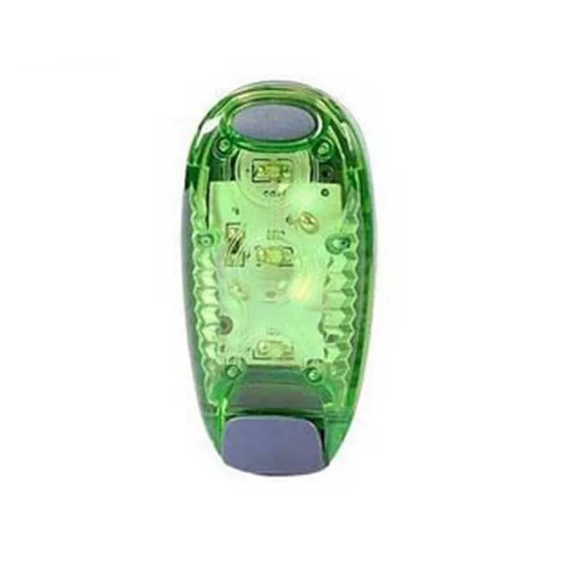 Green Светодиодный фонарь для бега, ручного фонаря, для прогулок, велосипеда, для бега, лучший мигающий Предупреждение льный фонарь, для рюкзак для шлема - Цвет: Green