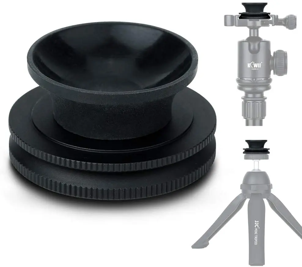 

Crystal Lens Ball Stand for 50mm-100mm Diameter Glass Sphere, Suction Mount 1/4"-20 Female Thread Arca Swiss Type Plate Design
