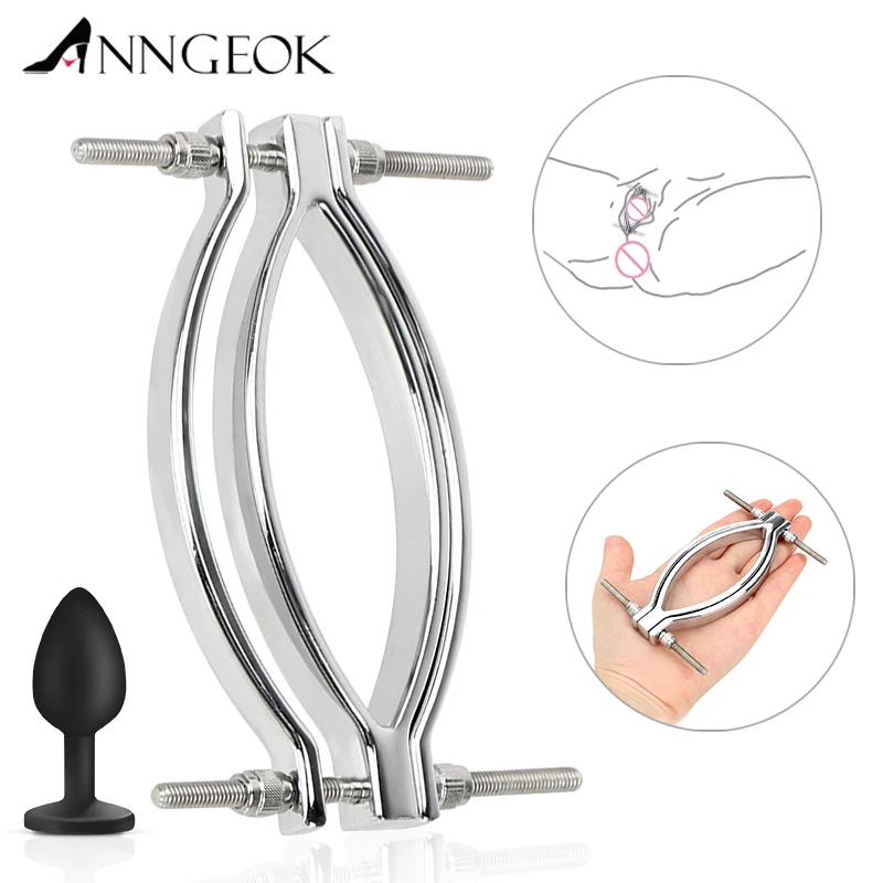 Металлические женские Клиторальные зажимы для клитора Анальная пробка интимные
