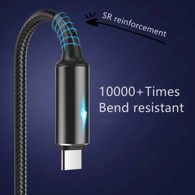 Кабель USB Type-C для быстрой зарядки Samsung S9/10 USB-C кабель передачи данных Xiaomi Huawei