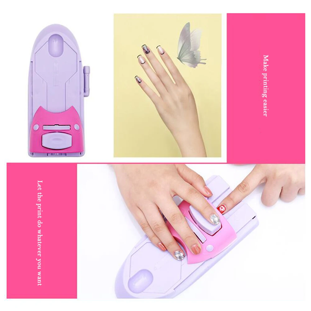 Принтер для дизайна ногтей профессиональный принтер набор штамповки