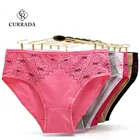 Трусы женские хлопковые с высокой талией, XXL, XXXL, XXXXL, 6 шт.лот, трусы больших размеров