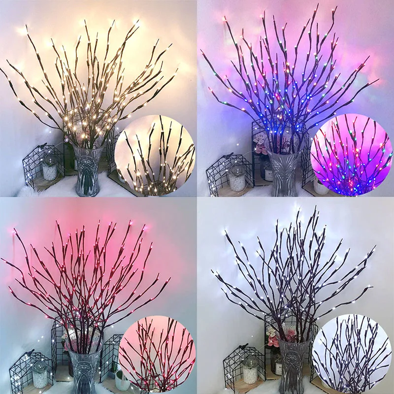 Светильник ed филиал Популярные 1 шт. запасами ивовых деревьев веточка 20