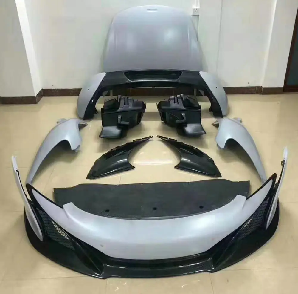 650S кузова авто автомобиль PP+ углеродного волокна наборы для тела Mclaren Mp4 12C боди Наборы переднего бампера+ задний бампер+ hoood+ передняя губа