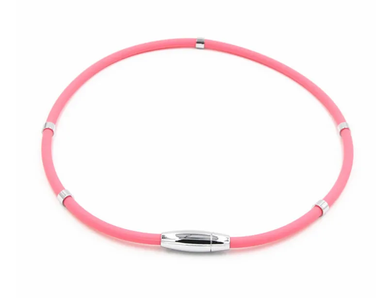 Высокое качество Титановая сталь Антистатическая энергия Силиконовое ожерелье