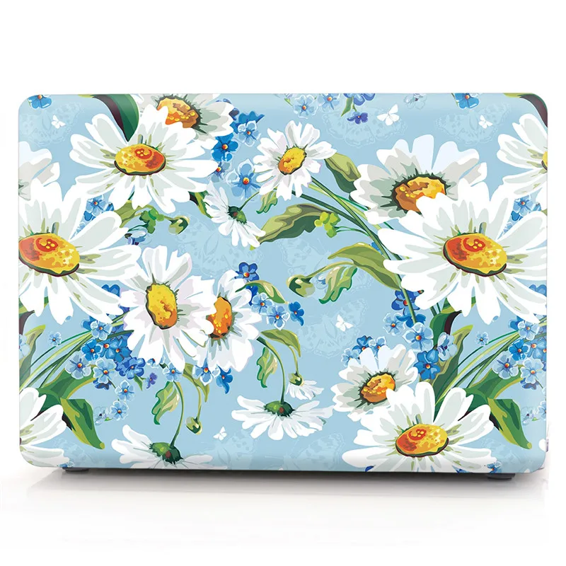 Цветочный чехол для Macbook Air 13 A1466 A1932 Прозрачный Mac book Pro 3 ''A1708 Retina 11 12 15|Сумки и