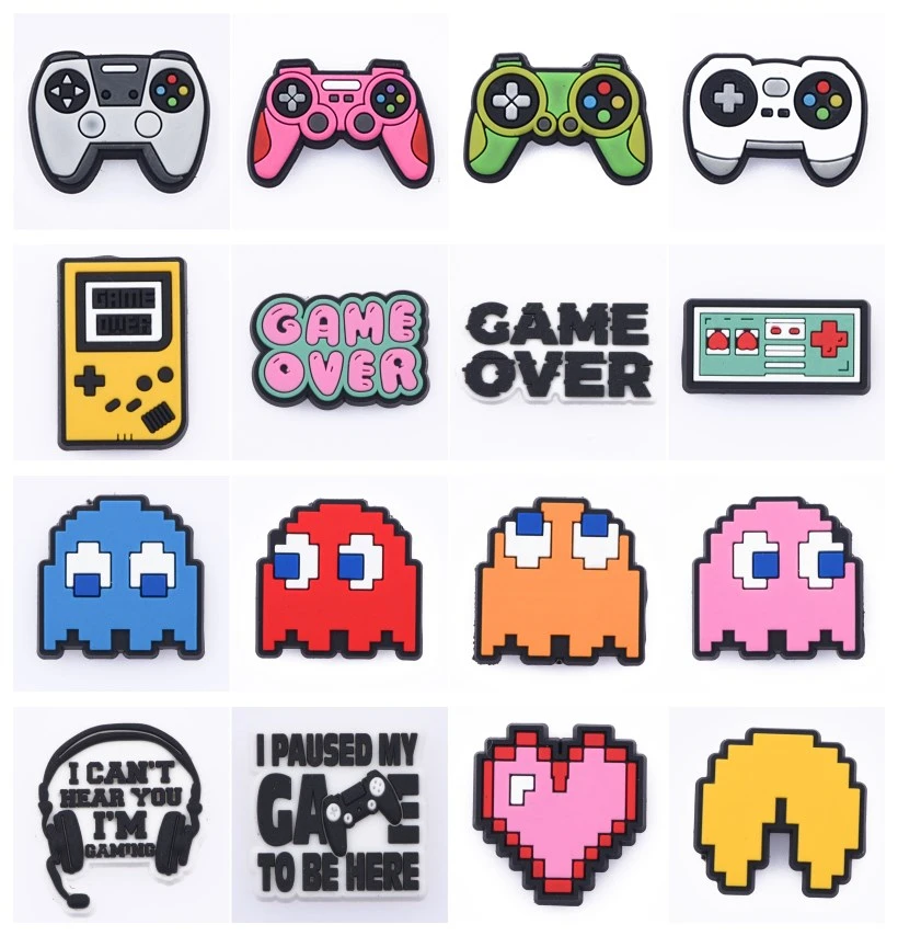 New Video Games And Player Croc Charms Shoes Decorations For Old School Game Cassette Controller jibz Accessories New Video Games And Player Croc Charms Shoes Decorations For Old School Game Cassette Controller jibz Accessories