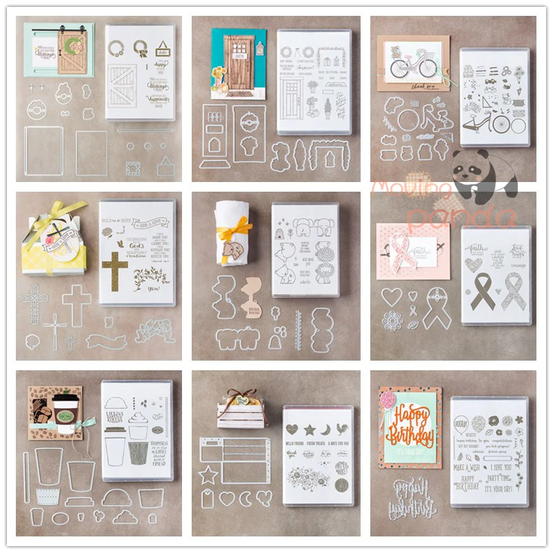 

Happy Birthday Metal Cutting Die And Stamp Set Template For DIY Scrapbook Photo Album Paper Card Decoration Craft Knife Mold