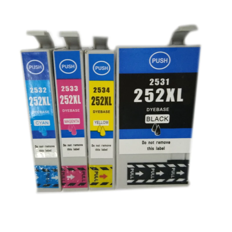 

T252 T2521-T2524 Ink Cartridge For Epson WorkForce WF-3620 WF-3640 WF-7610 WF-7620 WF-7110 WF-7710 WF-7720 Printer