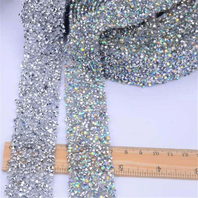 5 ярдов стразы аппликация Хрустальный пояс для подружки невесты s мотивы лента