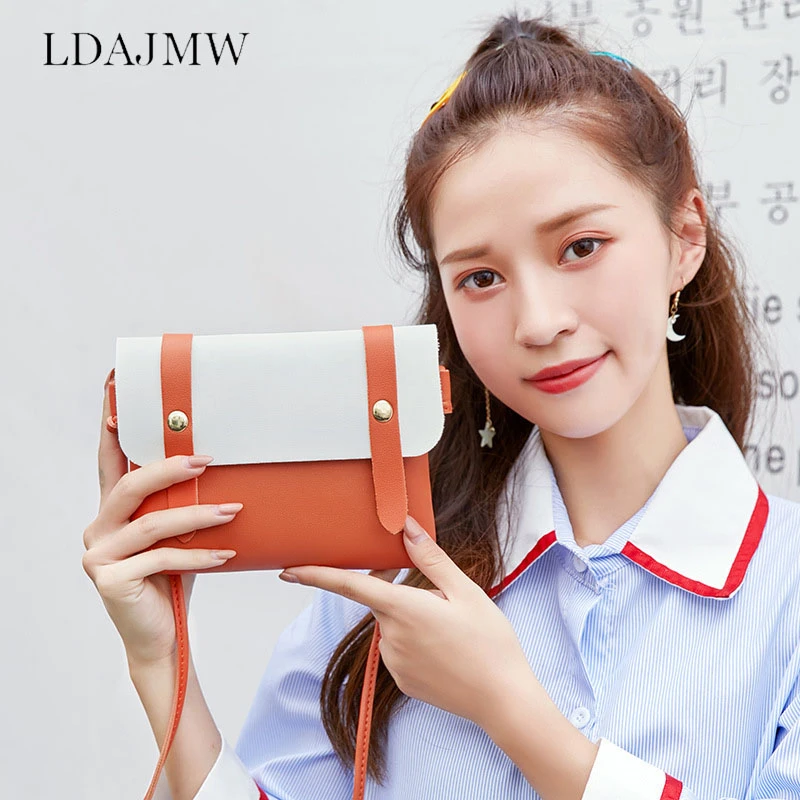 

New Shoulder For Women Leather Zero Purse Color Handbag Phone Bag Fashion Top-Handle Crossbody Underarm Bags