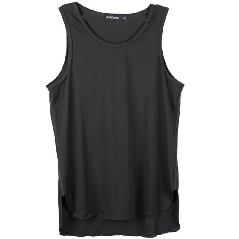 

Fashion Personality Circular Pendulum before wearing short and long basic cotton underlay slim vest