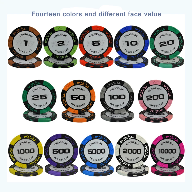 5 шт./лот глиняные покерные чипы наборы Техасский Холдем пшеничная игра pokers