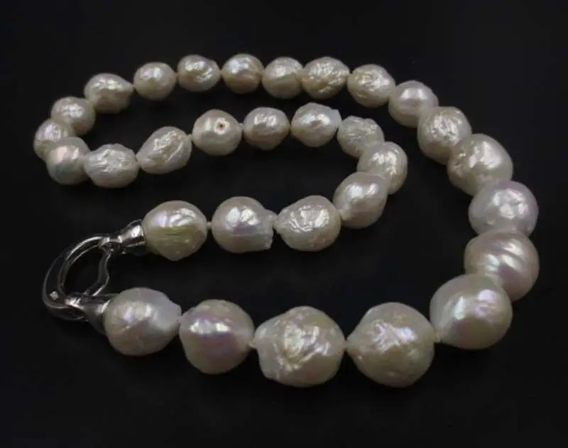 

free shipping 11-14mm natural FURROW Kasumi pearl necklace