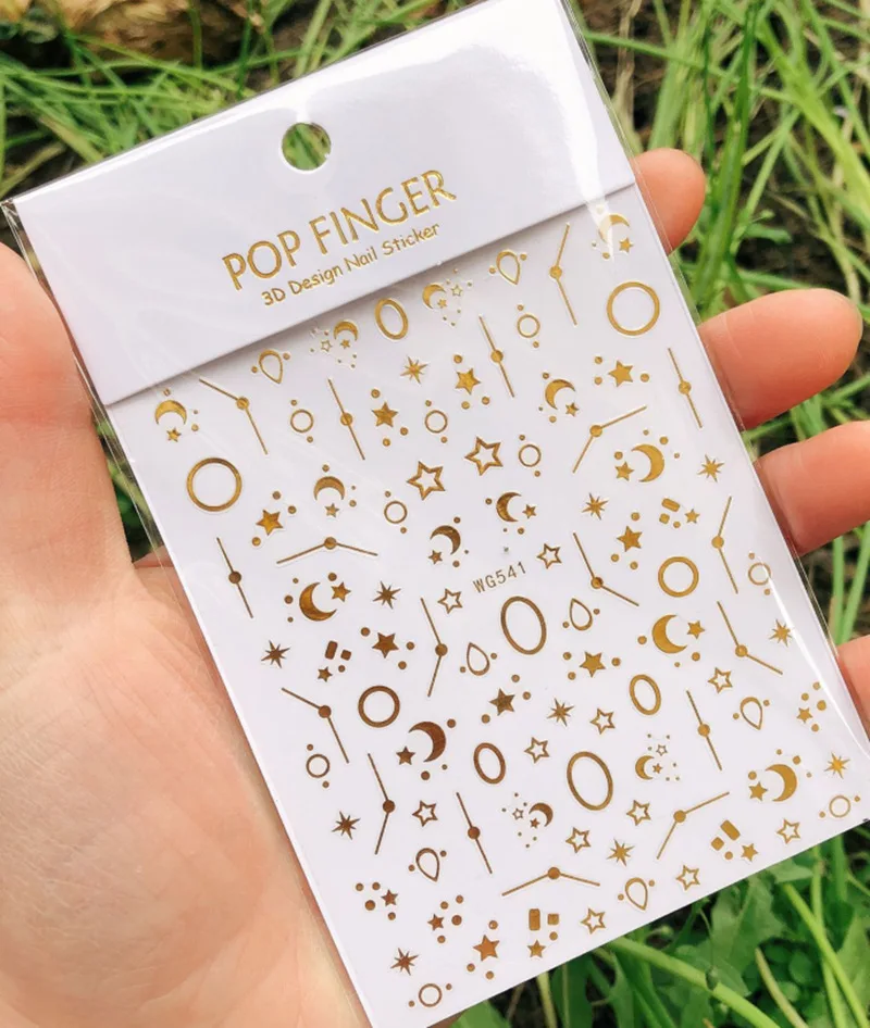 

Геометрические узоры, весенние наклейки для ногтей, наклейки, клей, луна, звезда, золотые полосы, волнистая линия, маникюр, сделай сам, украше...