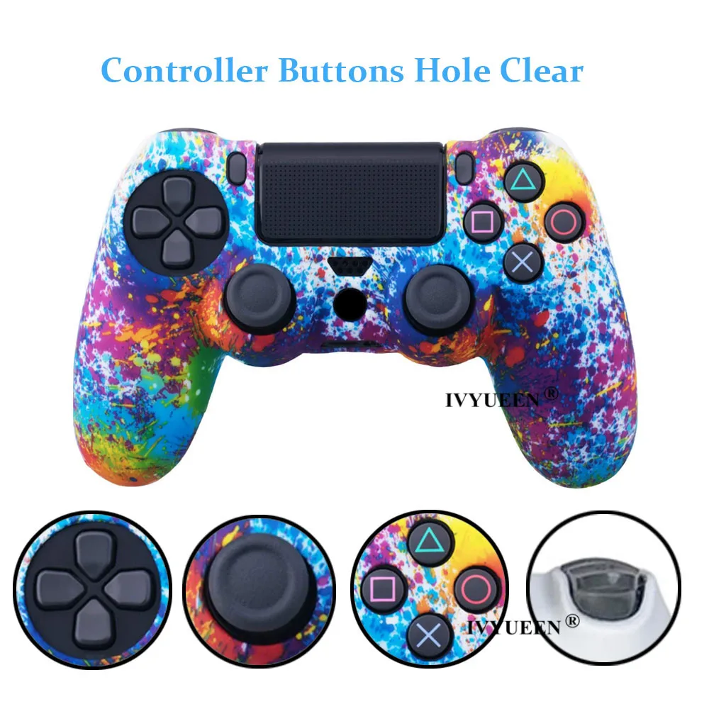 IVYUEEN защитный силиконовый чехол для Sony PlayStation 4 PS4 DS4 Pro тонкий беспроводной