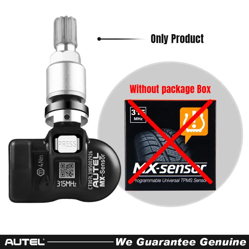 Autel Mx-Sensor 433MHz &amp 315MHz TPMS Press Type TS501 TS508 шинный датчик de neumaticos дропшиппинг в продаже