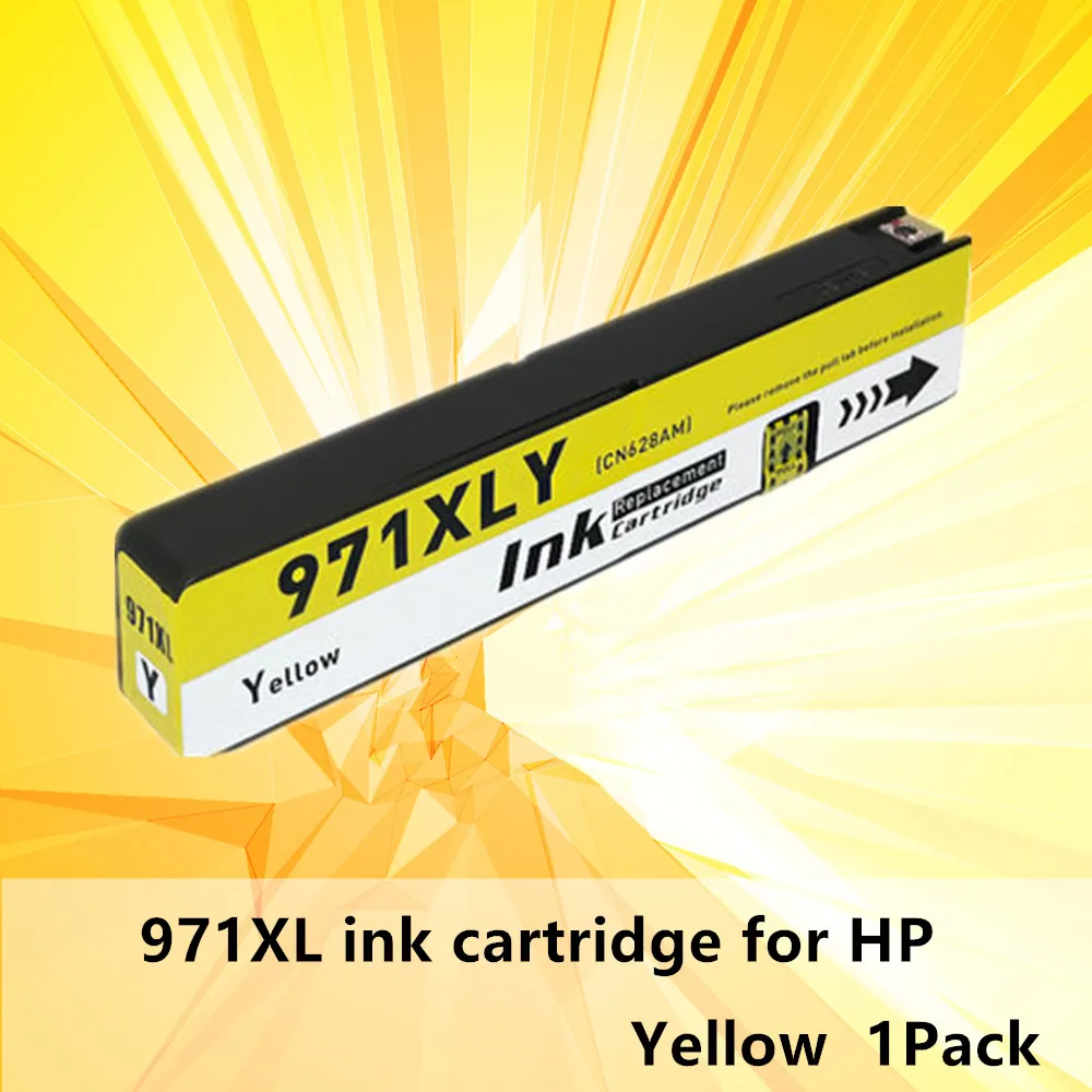 

For HP 970XL 971XL for HP970 Yellow Ink Cartridge For HP Officejet Pro X451dn X451dw X551 X576dw X476dw X476dn printer