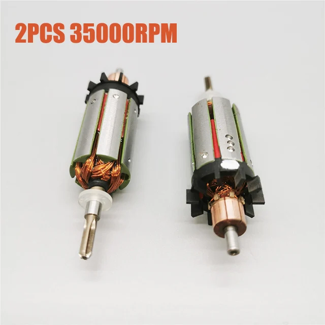 2PCS 35000RPM Тип 3 сильный 210 102L 105L и марафон микро мотор ручка ротора 35 к до 45 к Электрический Маникюр дрель аксессуары для ногтей - Цвет: 2PCS 35000RPM