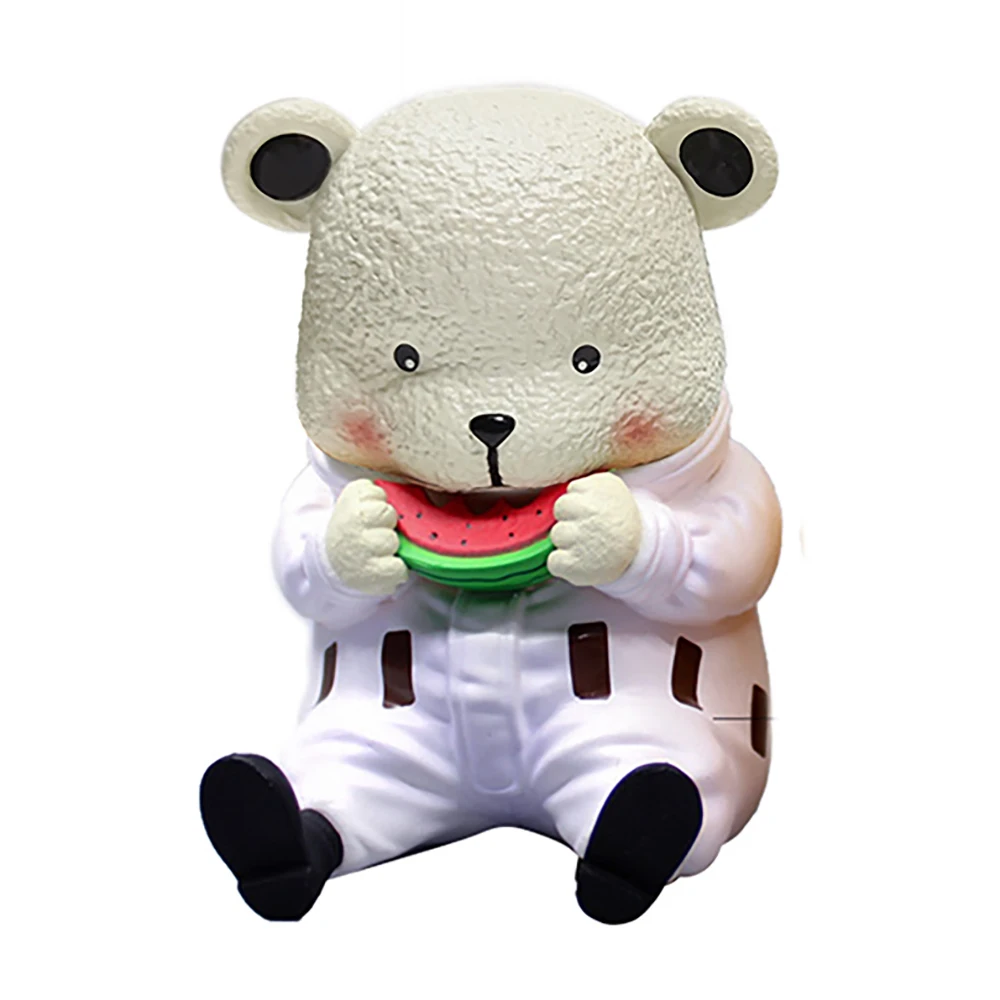

One Piece GK Action Figure Anime 9cm Bepo Statue Q Version Eat Watermelon Toys For Children PVC Desktop Decoration Gift Figma