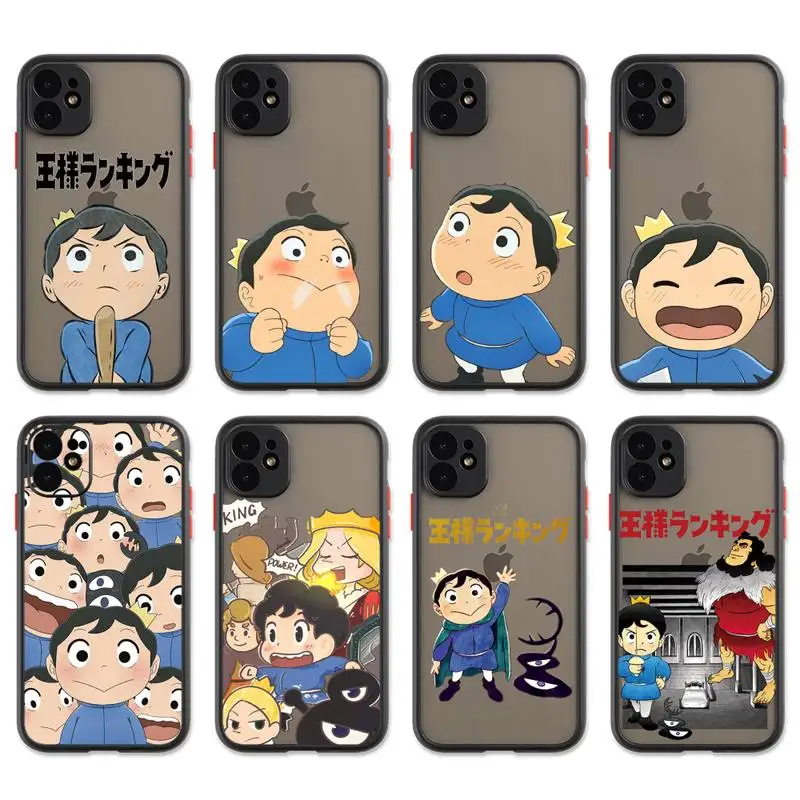 

Ousama Ranking Of King Phone Case For IPhone 13 12 11 Pro Max Xs Xr X 7 8 Plus Black Matte Translucent Cover