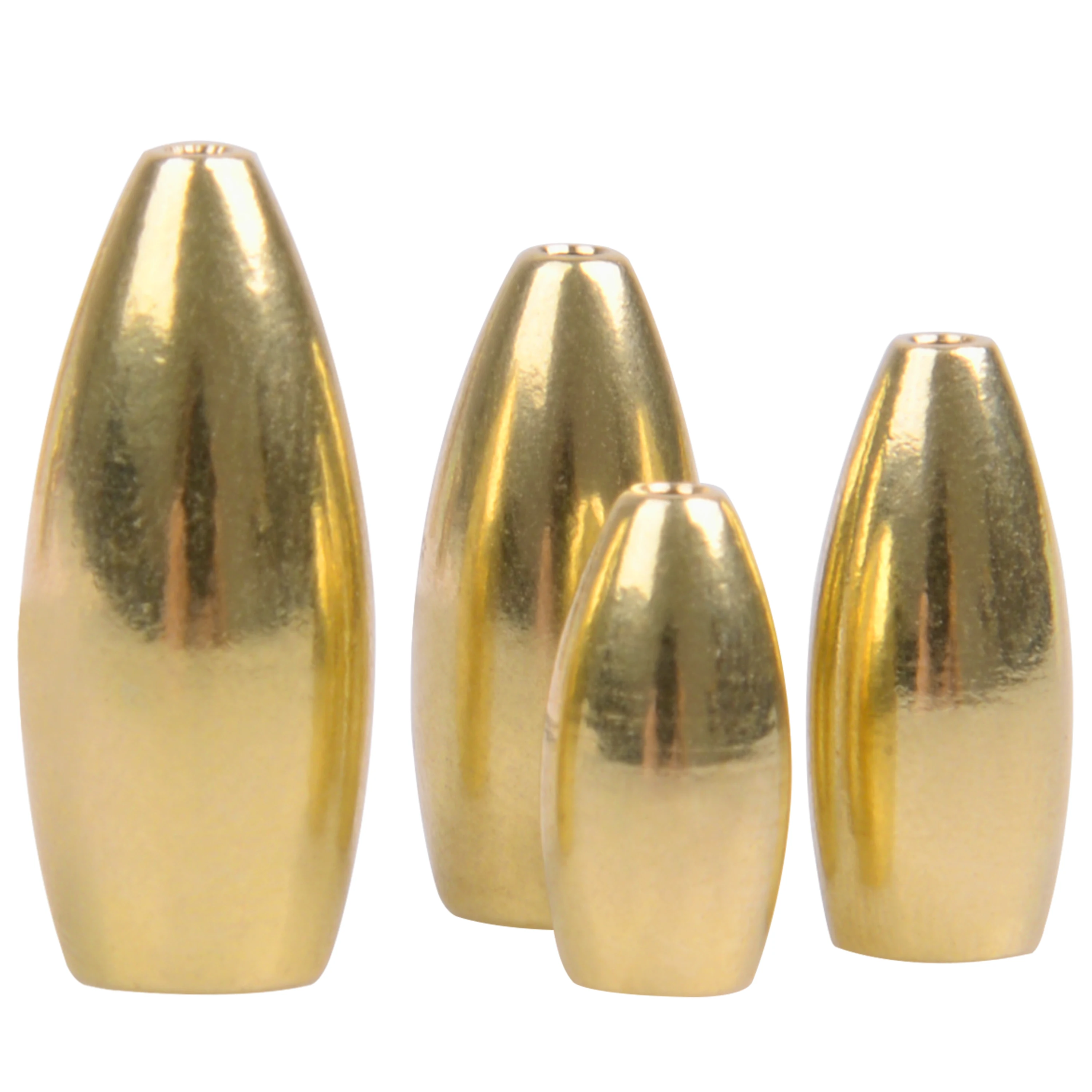 

10 шт. грузила в форме пули, грузила для рыбалки, медные грузила для червя, рыболовные аксессуары 3. Яркость/7 г/10 г